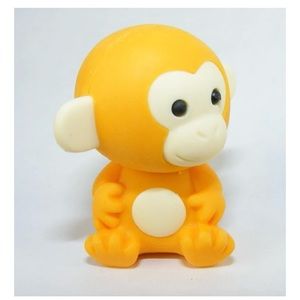 3D take apart yellow monkey eraser 🐵✏️